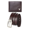 BATSVILLE Leather Wallet & Belt Gift Hamper for Men