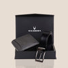 BATSVILLE Leather Wallet & Belt Gift Hamper for Men