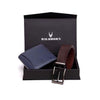 BATSVILLE Leather Wallet & Belt Gift Hamper for Men