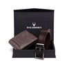 BATSVILLE Leather Wallet & Belt Gift Hamper for Men