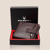 ALEXANDER RFID Protected Maroon Leather Wallet for Men