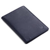 ARCHER RFID Protected Blue Saffiano Leather Passport Holder for Men & Women