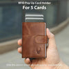 ARNOLD RFID Protected Leather Card Holder for Men