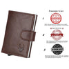 ARNOLD RFID Protected Leather Card Holder for Men