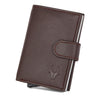 ARNOLD RFID Protected Leather Card Holder for Men