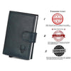 ARNOLD RFID Protected Leather Card Holder for Men