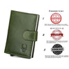 ARNOLD RFID Protected Leather Card Holder for Men