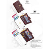 ARNOLD RFID Protected Leather Card Holder for Men