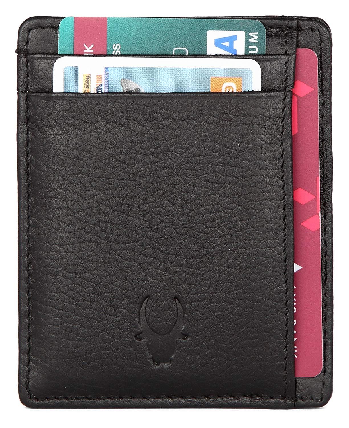 WildHorn Black Credit Card Holder - WILDHORN