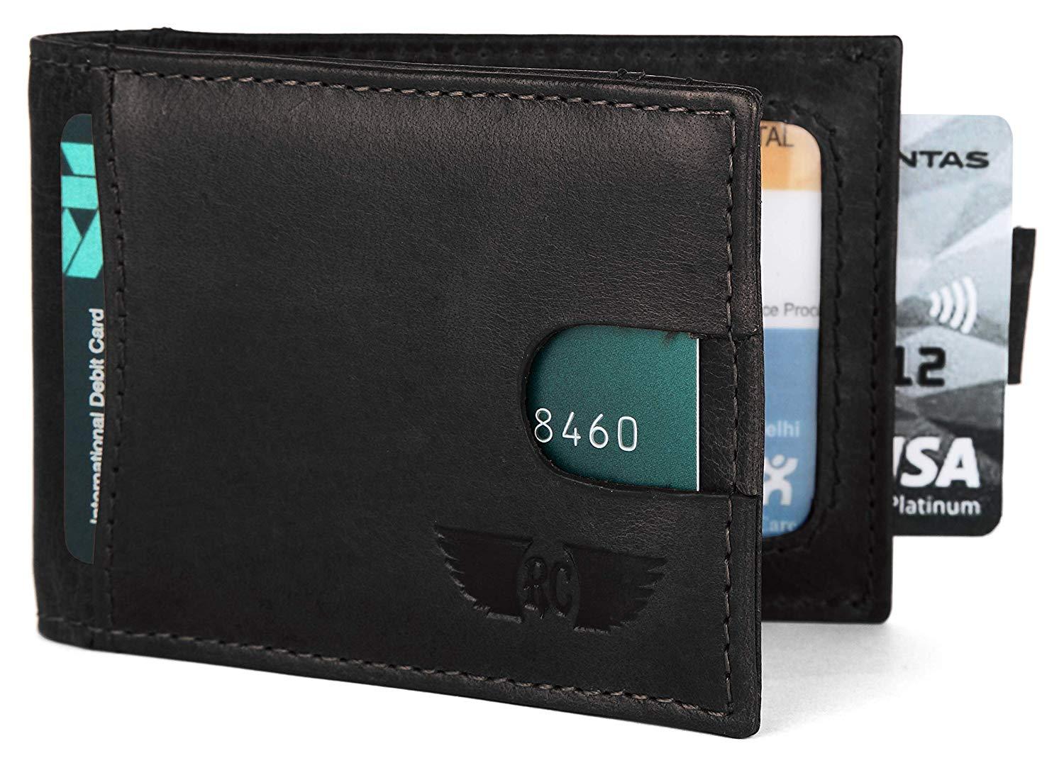 Royster Callus Black Men's Wallet - WILDHORN