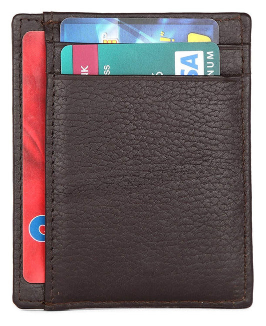 WILDHORN Brown Ndm Credit Card Holder - WILDHORN