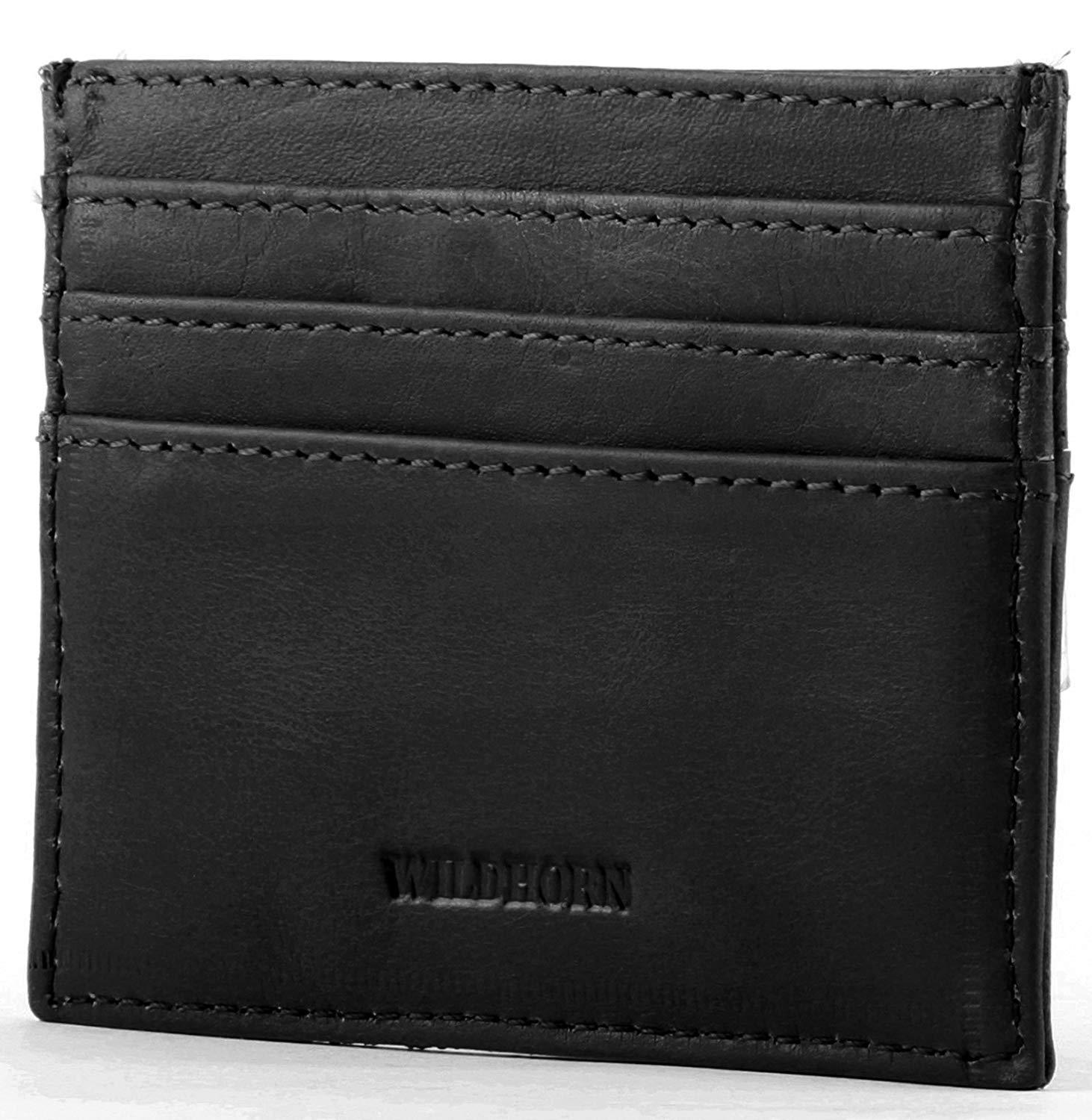 WildHorn Genuine Leather Credit Card Holder - WILDHORN