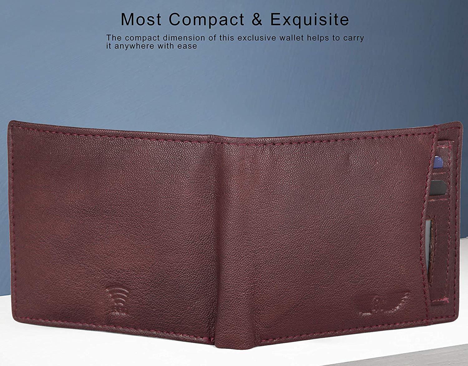 Royster Callus Maroon Men's Wallet - WILDHORN