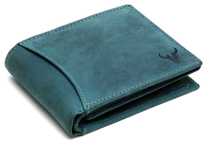 HANDCUFFS Men & Women Casual Brown Artificial Leather Wallet BLUE - Price  in India | Flipkart.com