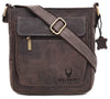 WILDHORN Leather Sling Messenger Bag for Men. DIMENTION : L-8 inch W-3 inch H-9 inch - WILDHORN