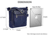 WILDHORN Leather Sling Messenger Bag for Men. DIMENTION : L-8 inch W-3 inch H-9 inch - WILDHORN