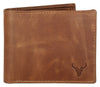 Napa Hide RFID Protected Genuine High Quality Leather Wallet & Pen Combo for Men (TAN CRUNCH) - WILDHORN