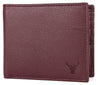 Napa Hide RFID Protected Genuine High Quality Leather Wallet & Pen Combo for Men (MAROON) - WILDHORN