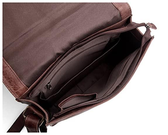 WILDHORN® Original Leather 11.5 inch Messenger Bag for Men I Multipurpose Bag I Office Bag I Travel Bag with Adjustable Strap DIMENTION : L-11.5 inch W-3 inch H-13.5 inch - WILDHORN