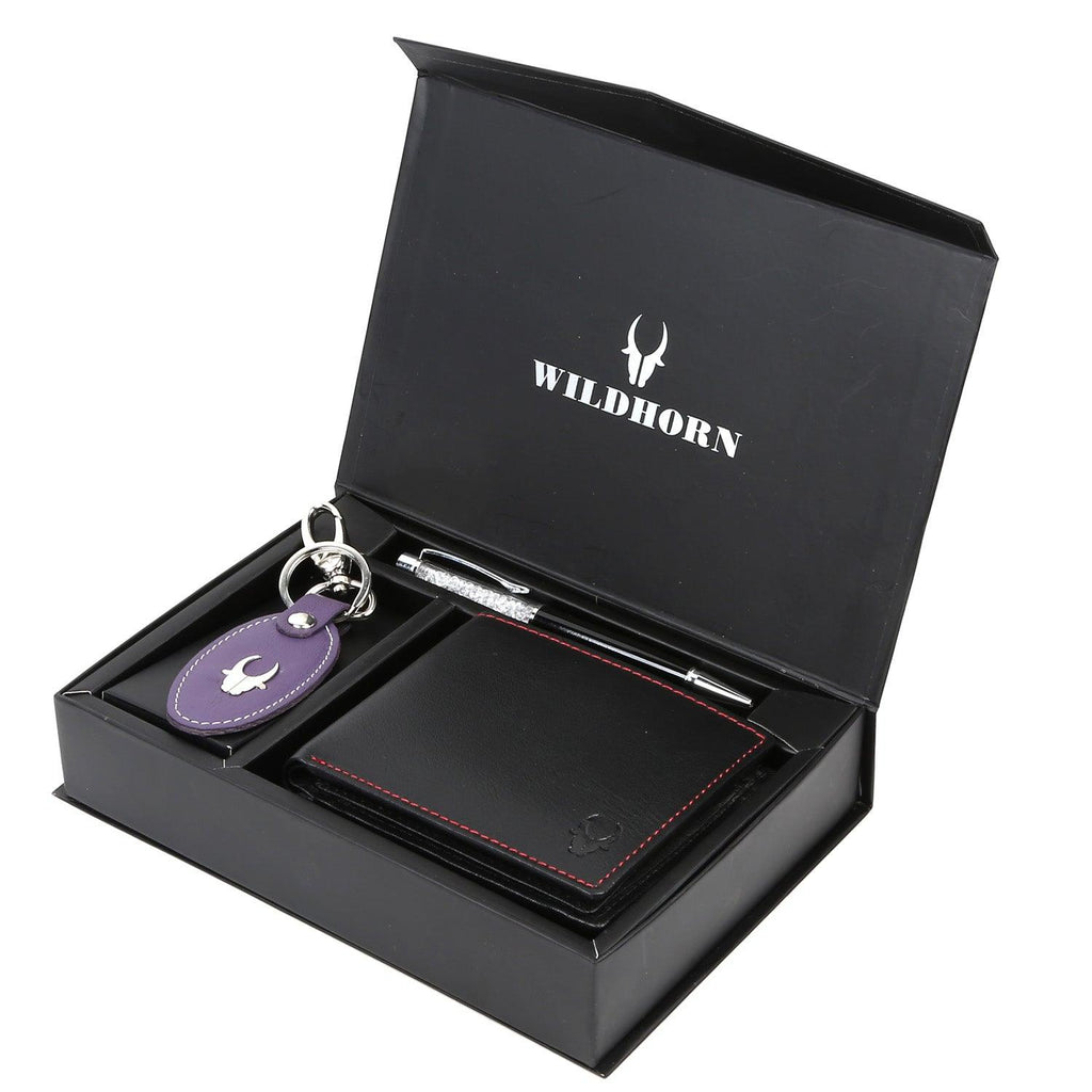 Buy Wildhorn Men Green Wallet Keychain And Pen Set Online at Best Prices in  India - JioMart.