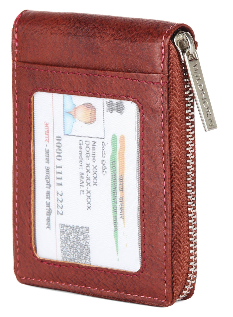 Moplusea Genuine Leather 2 Zipper Coin Purse Wallet India | Ubuy