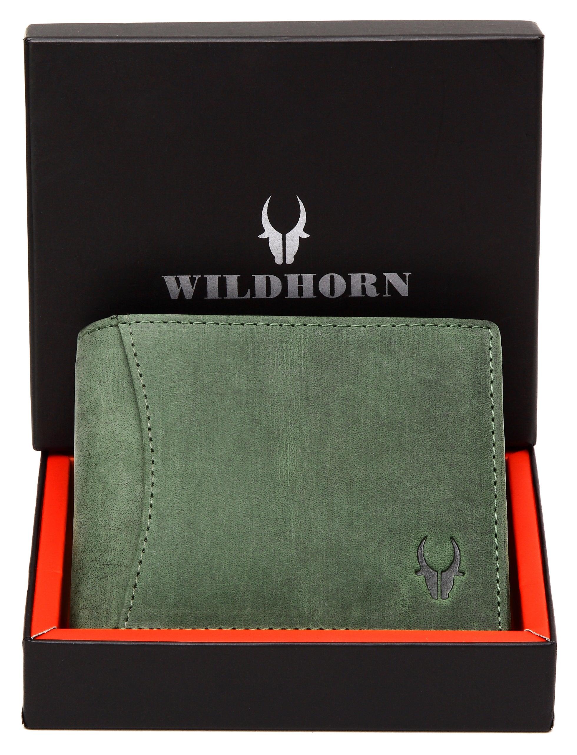 WildHorn® RFID Protected Genuine High Quality Leather Wallet for Men ...