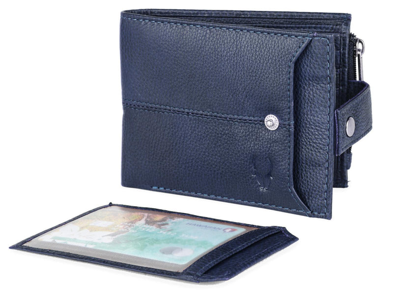 Multi Pocket Wallet With Side Zipper In Black at Rs 190 in New Delhi | ID:  13565819255