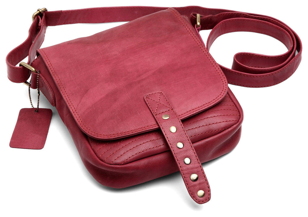Pu Leather Adjustable Ladies Cherry Red Sling Bag, For Casual Wear, Size:  12*10 Inches at Rs 1250 in Ahmedabad