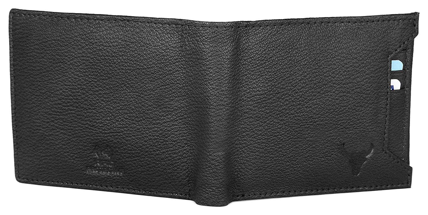 Napa Hide Black Men's Wallet (NPH011 BLK) - WILDHORN