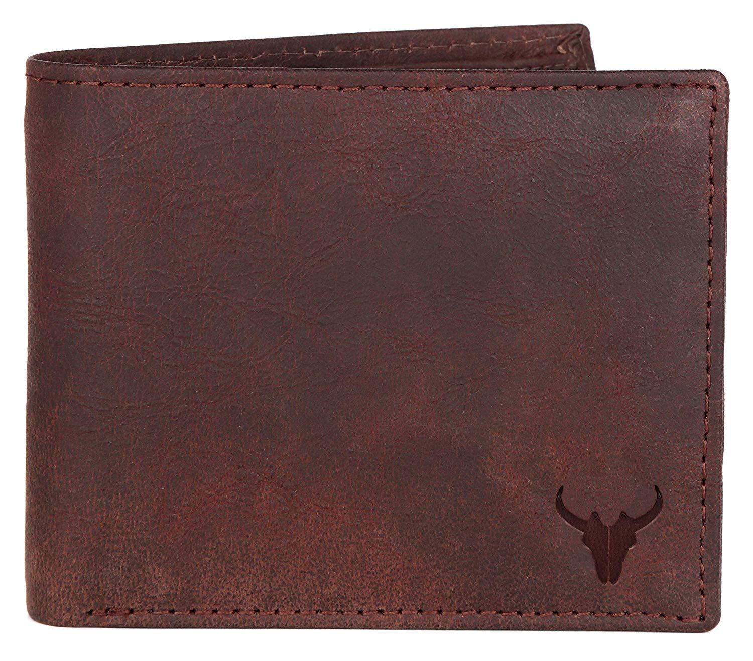 Napa Hide Brown Men's Wallet (NPH013 BRN Crackle) - WILDHORN