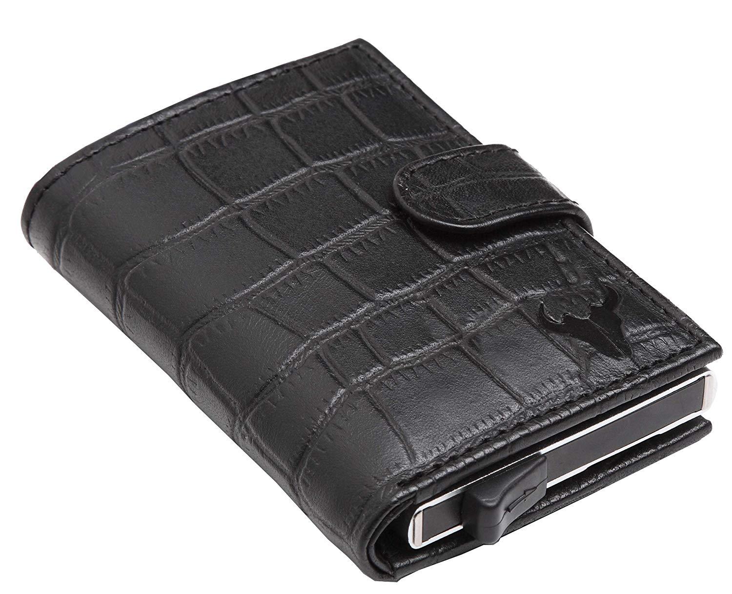 Napa Hide Black Men's Wallet (NPHCRD003 BLK) - WILDHORN