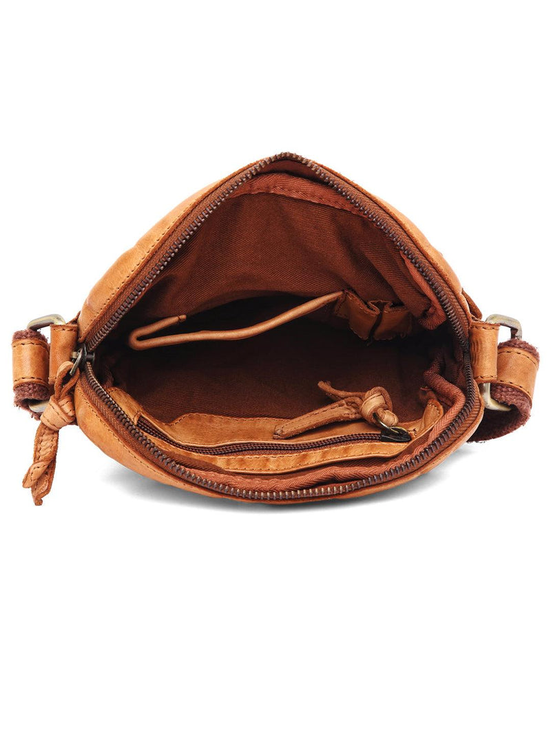 Leather Sling Bag for Women, Cognac – Rustic Town