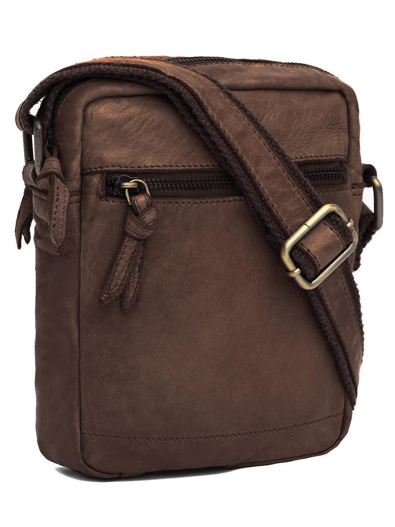 BULLCAPTAIN Men's Small Shoulder Bag, Genuine Leather Bag, Retro India |  Ubuy