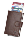 WildHorn® RFID Protected Unisex Genuine Leather Card Holder Crunch - WILDHORN