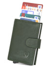 WildHorn® RFID Protected Unisex Genuine Leather Card Holder (Green) - WILDHORN